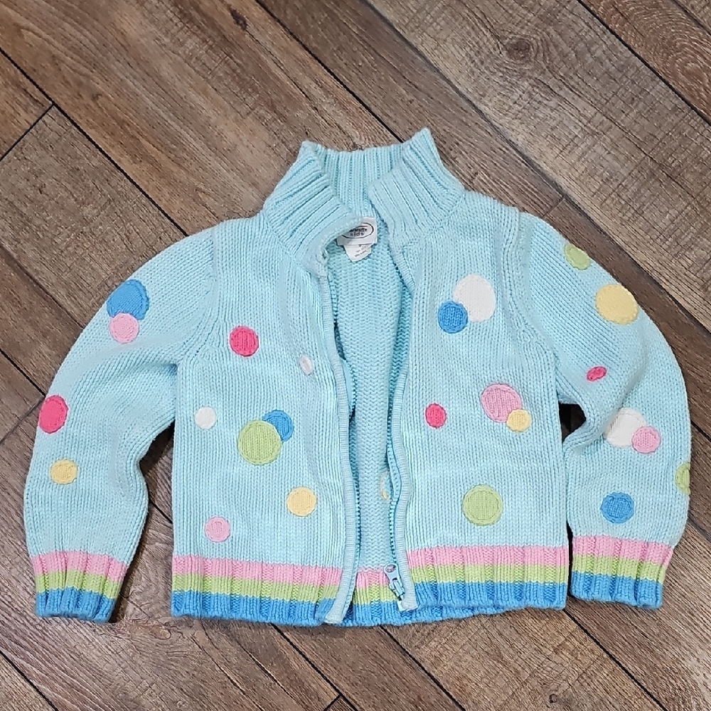 Talbots Kids Sweater with Colorful Dots